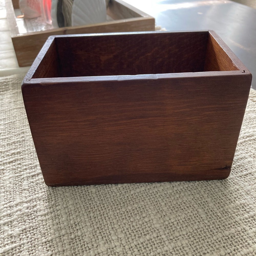 Classic Wooden Recipe Box - Picture 2 of 9